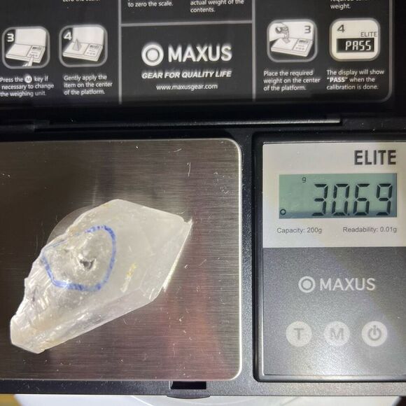 Enhydro Quartz Crystal Mobile Sediment Inclusion - Picture 13 of 13